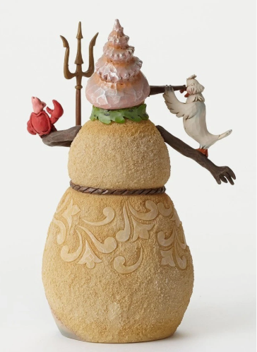 Enesco Disney Traditions - Christmas By The Sea (Snowman with Ariel)