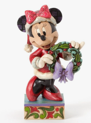 Enesco Disney Traditions - Seasons Greetings (Minnie Mouse Christmas Figurine)